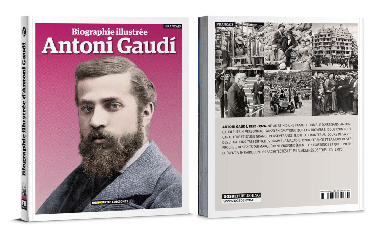 Couverture Antoni Gaudi Biographie Livre Francais Dosde Publishing