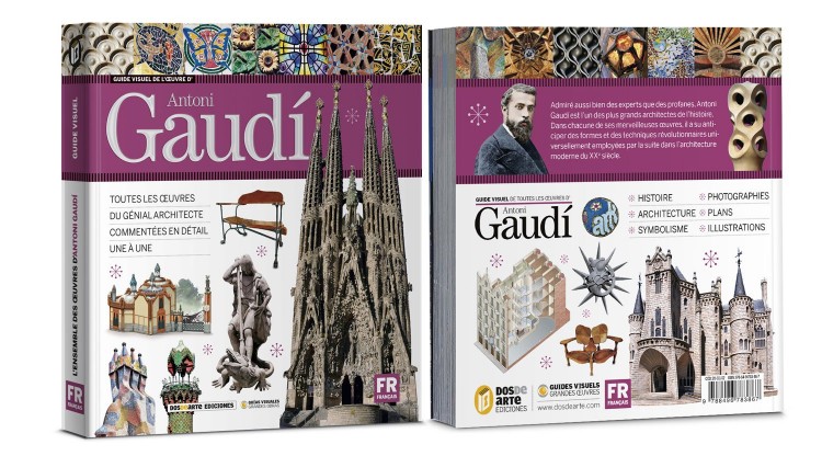 Couverture Antoni Gaudi Livre Francais Dosde Publishing