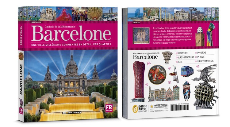 Couverture Barcelona Guide Visuel Livre Francais Dosde Publishing