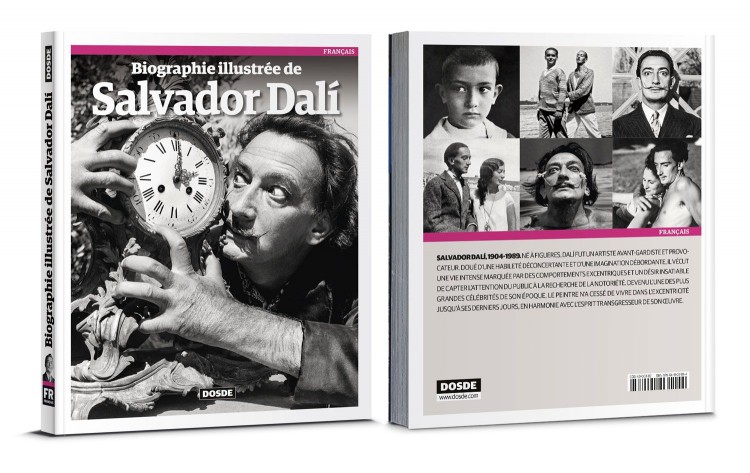 Couverture Biographie De Dalí Livre Français Dosde Publishing