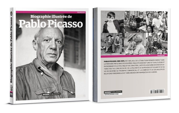 Couverture Biographie De Picasso Livre Francais Dosde Publishing