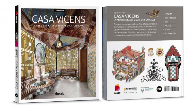 Couverture Casa Vicens Barcelona Gaudí Livre Français Dosde