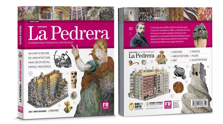 Couverture La Pedrera Casa Mila Gaudi Livre Francais Dosde Publishing