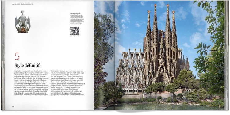 Livre Antoni Gaudi Ensemble De Oeuvre Deluxe Edition Francais Dosde Publishing