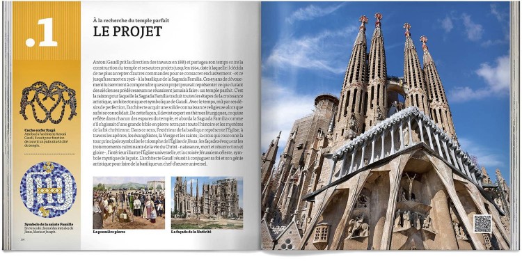 Sagrada Familia Gaudi Pocket Livre Francais Book Dosde Publishing