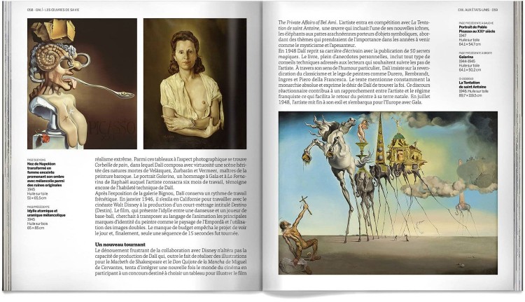 Salvador Dali Les Oeuvres De Sa Vie Livre Francais Art Dosde Publishing