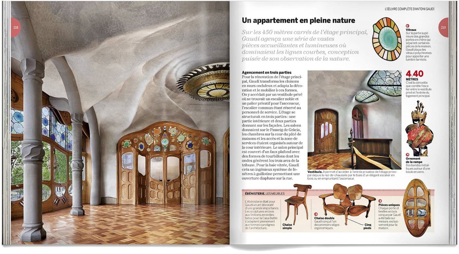 Antoni Gaudí アートブック Livre visuel : L'ensemble des oeuvres d'Antoni Gaudí